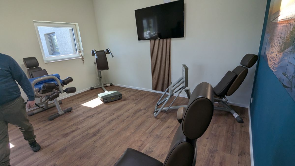 Fitnessraum Prima Resort Boddenblick – Trainingsgeräte für Gäste